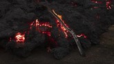 FOTO: Ironi Bahaya dan Pesona Lahar Gunung Api Guatemala Erupsi Gunung Pacaya di San Vicente, Guatemala, terus memuntahkan aliran lahar.