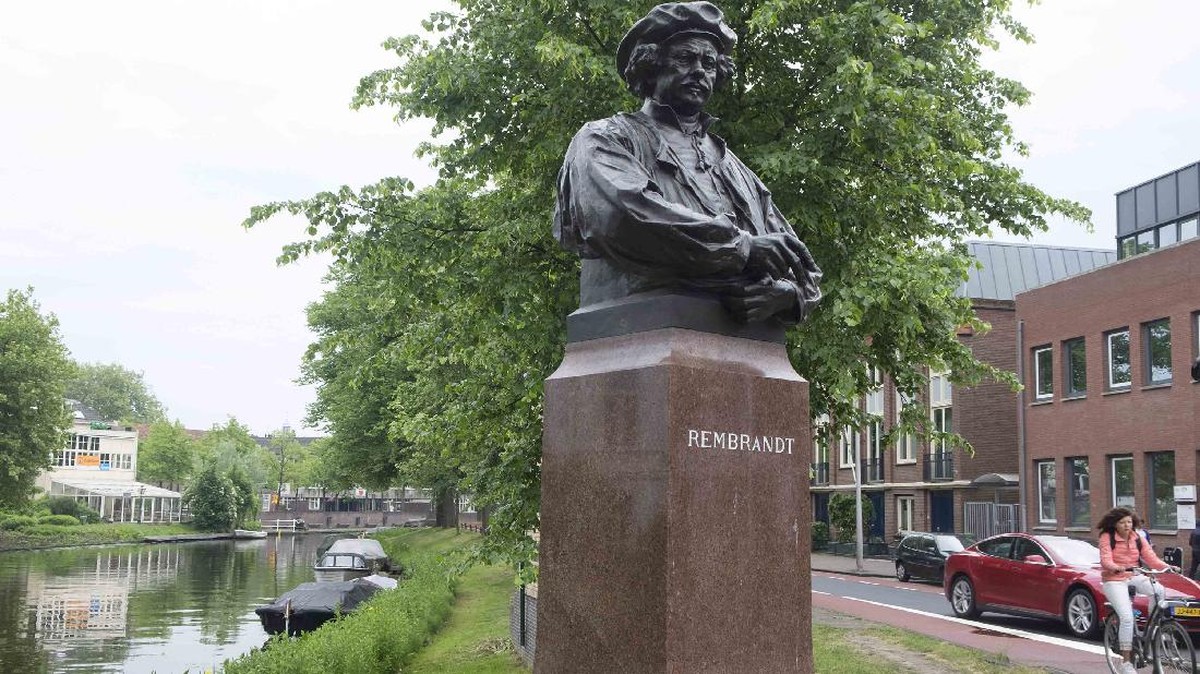 FOTO: Mengenang Seniman Rembrandt di Kota Kelahirannya