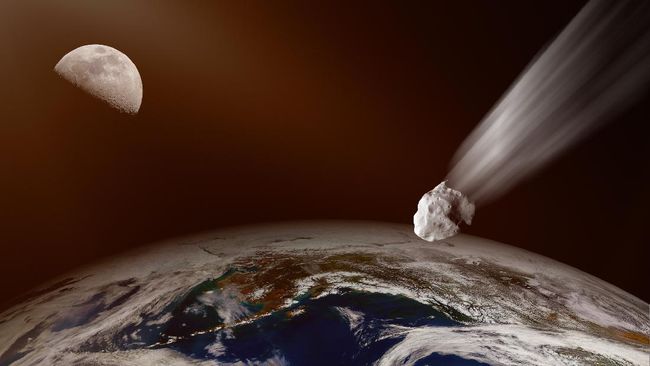 Bumi asteroid hentam Angkasa nafi