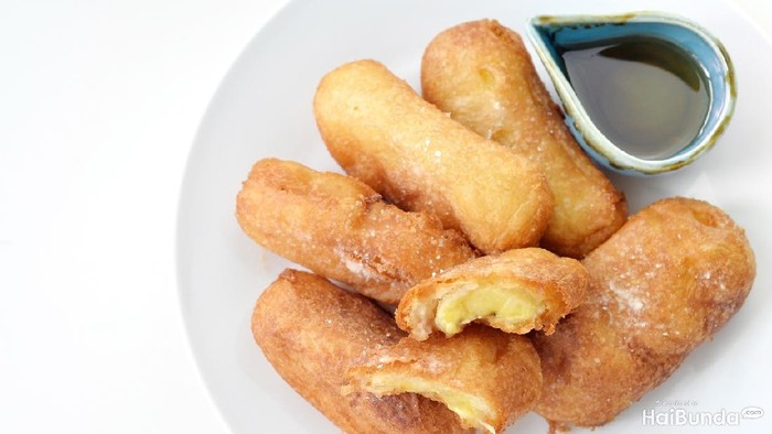 ilustrasi resep pisang nugget untuk menu takjil