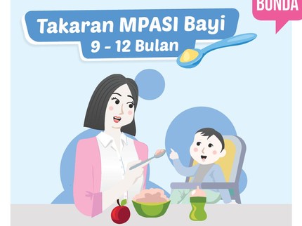Takaran MPASI Bayi 9-12 Bulan