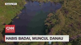 VIDEO: Habis Badai, Muncul Danau