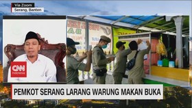 VIDEO: Pemkot Serang Larang Warung Makan Buka