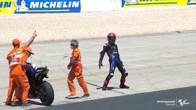 VIDEO: Quartararo Tiru Ronaldo Usai Menang MotoGP Portugal