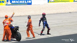 VIDEO: Quartararo Tiru Ronaldo Usai Menang MotoGP Portugal