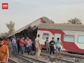 VIDEO: Kecelakaan Kereta Renggut 11 Nyawa di Mesir