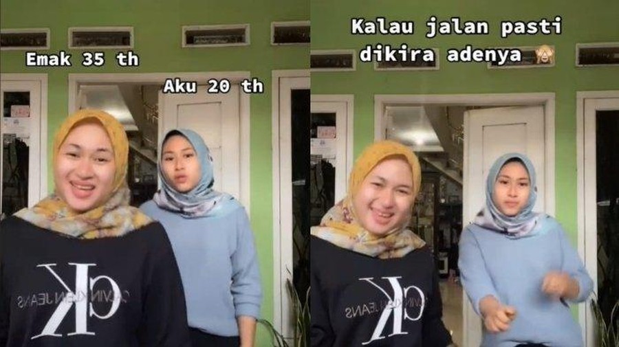 Video kakak adik baju biru