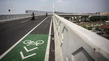 Mulai Uji Coba, Fly Over Cakung Turut Dilengkapi Jalur Sepeda