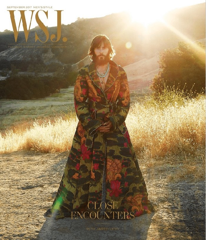 Jared Leto untuk majalah Wall Street Journal. Foto: instagram.com/jaredleto/