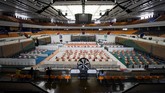 FOTO: Arena Olahraga Bangkok Disulap Jadi RS Corona Pemerintah Thailand mengubah sejumlah tempat di Bangkok menjadi rumah sakit darurat virus corona.