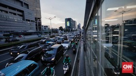 Jakarta Ramai Lancar di Malam Takbiran, Thamrin Padat