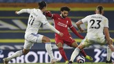 FOTO: Liverpool Buang Peluang Tembus 4 Besar Liga Inggris Liverpool harus puas hanya bisa bermain imbang 1-1 melawan Leeds United dalam laga lanjutan Liga Inggris di Elland Road, Selasa (20/4) dini hari WIB.