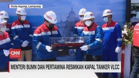 VIDEO: Menteri BUMN Dan Pertamina Resmikan Kapal Tanker VLCC