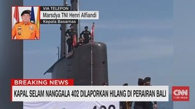 VIDEO: Analisa Basarnas Soal Kapal Nanggala 402 yang Hilang