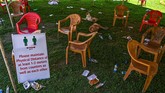 FOTO: Sampah Masa Pandemi Mengancam Bumi Jumlah sampah masker, sarung tangan dan pakaian pelindung diri melonjak selama masa pandemi. Berpotensi memicu pencemaran lingkungan.