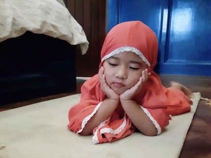 7 Foto Gayatri, Anak Bungsu Aliya & Ibas Yudhoyono yang Makin Menggemaskan