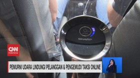 VIDEO: Usir Virus, Taksi Online Dilengkapi Air Purifier
