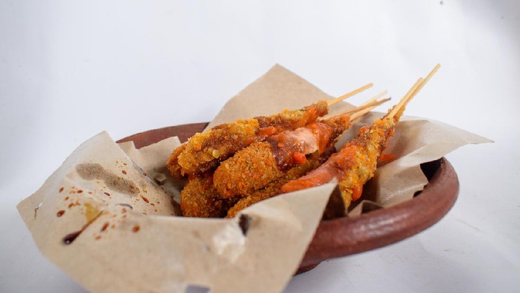 Sempol ayam (chicken sempol) Indonesian traditional food made from chicken