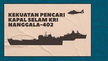 INFOGRAFIS: Kekuatan Pencari Kapal Selam KRI Nanggala-402