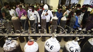 India Ucapkan Terima Kasih atas Kiriman 200 Tabung Oksigen RI
