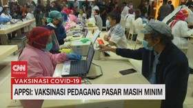 VIDEO: APPSI: Vaksinasi Pedagang Pasar Masih Minim