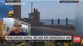 VIDEO: Pencarian Kapal Selam KRI Nanggala 402
