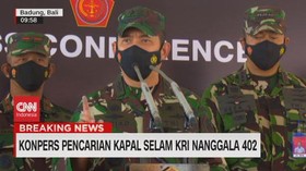 VIDEO: Konpers Pecarian Kapal Selam KRI Nanggala 402