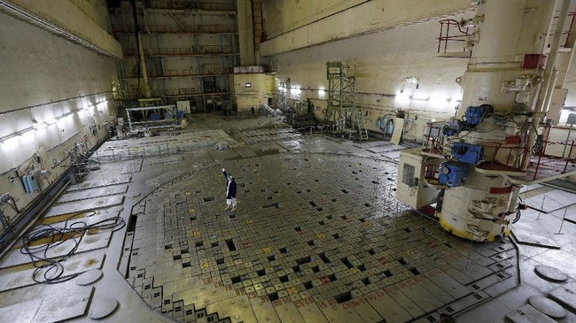 Radiasi nuklir di Chernobyl naik usai Rusia masuk Kiev. Data itu berasal dari situs pelacakan radiasi yang diterbitkan oleh situs berita independen Nexta.