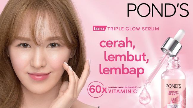 Tampil Glowing, Wendy Red Velvet Jadi Muse Terbaru Produk Pond's Indonesia