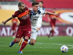 Diwarnai Dua Kartu Merah, Roma Vs Atalanta Berakhir Imbang 1-1