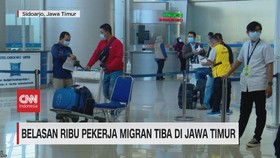 VIDEO: Belasan Ribu Pekerja Migran Tiba Di Jawa Timur