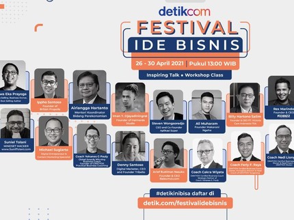 Belajar Langsung dari Pengusaha Top di Festival Ide Bisnis, Catat Tanggalnya Bun