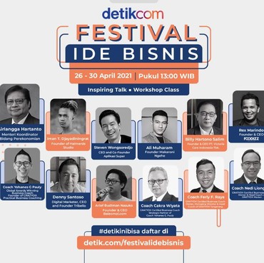 Dapatkan Ilmu dari Pengusaha Top Lewat Festival Ide Bisnis