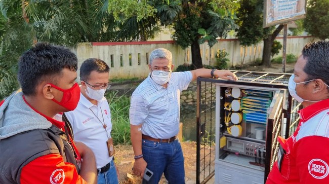 PT Telkom Indonesia (Persero) Tbk kembali melakukan modernisasi jaringan 100 persen full fiber dengan meresmikan Sumsel Modern Broadband Province.