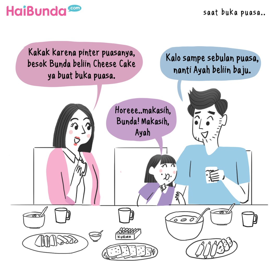 Komik Kakak Lupa Puasa