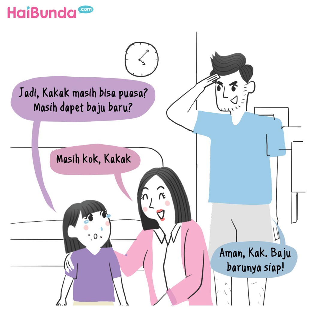 Komik Kakak Lupa Puasa