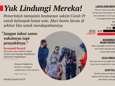 Yuk Lindungi Mereka! Pemerintah Pastikan Vaksin COVID-19 Aman Untuk Lansia