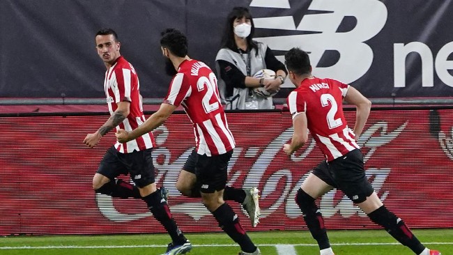 Athletic Bilbao mengalahkan Atletico Madrid 2-1 pada pekan ke-33 Liga Spanyol di Stadion San Mames, Senin (26/4) dini hari WIB.