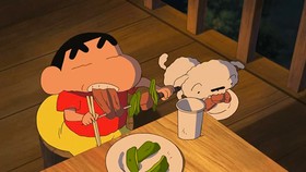 Sinopsis Shinchan: Very Tasty B-Class Gourmet Survival Part I