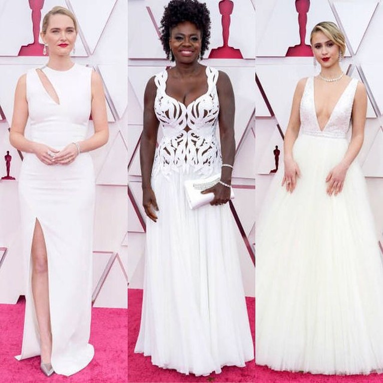 Academy Awards kembali menggelar gelaran Oscar tahun ini. Karpet merah sudah digelar, para artis sudah mulai berdatangan. Yuk kita intip busana para artis di Red Carpet Piala Oscar 2021!