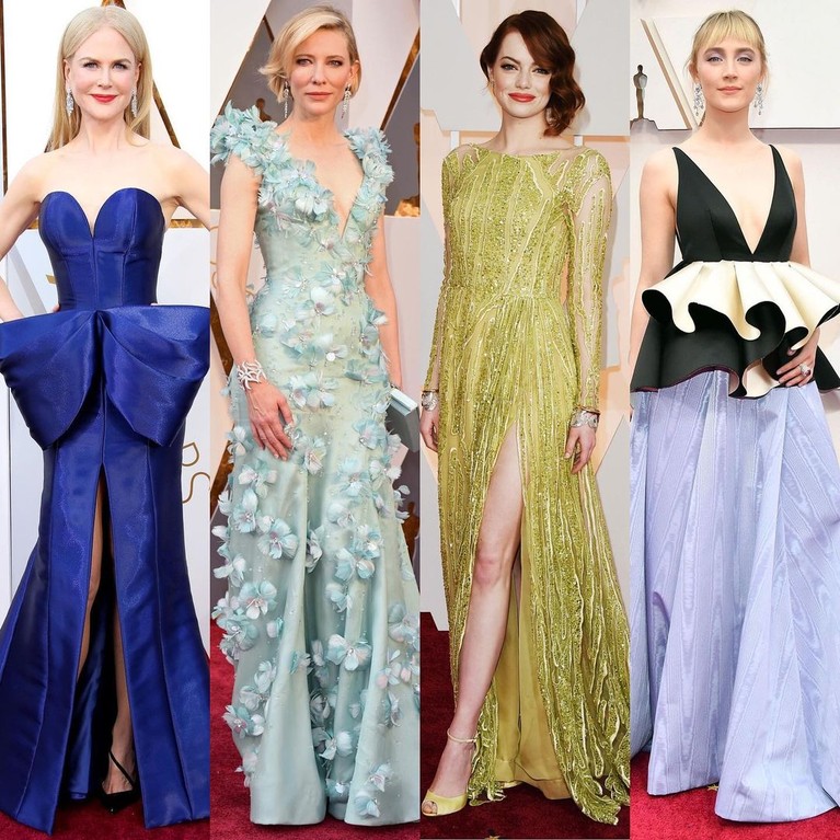 Deretan Busana Para Artis Perempuan di Red Carpet Piala Oscar 2021 Academy Awards kembali menggelar gelaran Oscar tahun ini. Karpet merah sudah digelar, para artis sudah mulai berdatangan. Yuk kita intip busana para artis di Red Carpet Piala Oscar 2021!