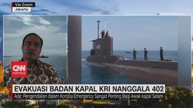 VIDEO: Evakuasi Badan Kapal KRI Nanggala 402