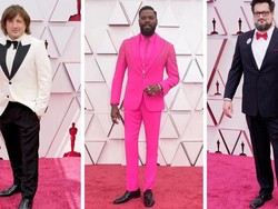 Ketampanan Para Aktor Hollywood di Pergelaran Karpet Merah Oscar 2021