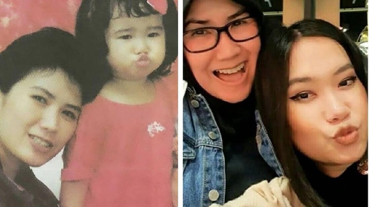 Nicky Astria dan putri sulungnya