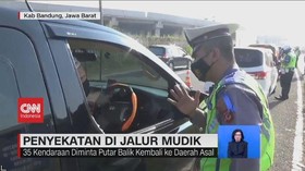 VIDEO: Penyekatan di Jalur Mudik