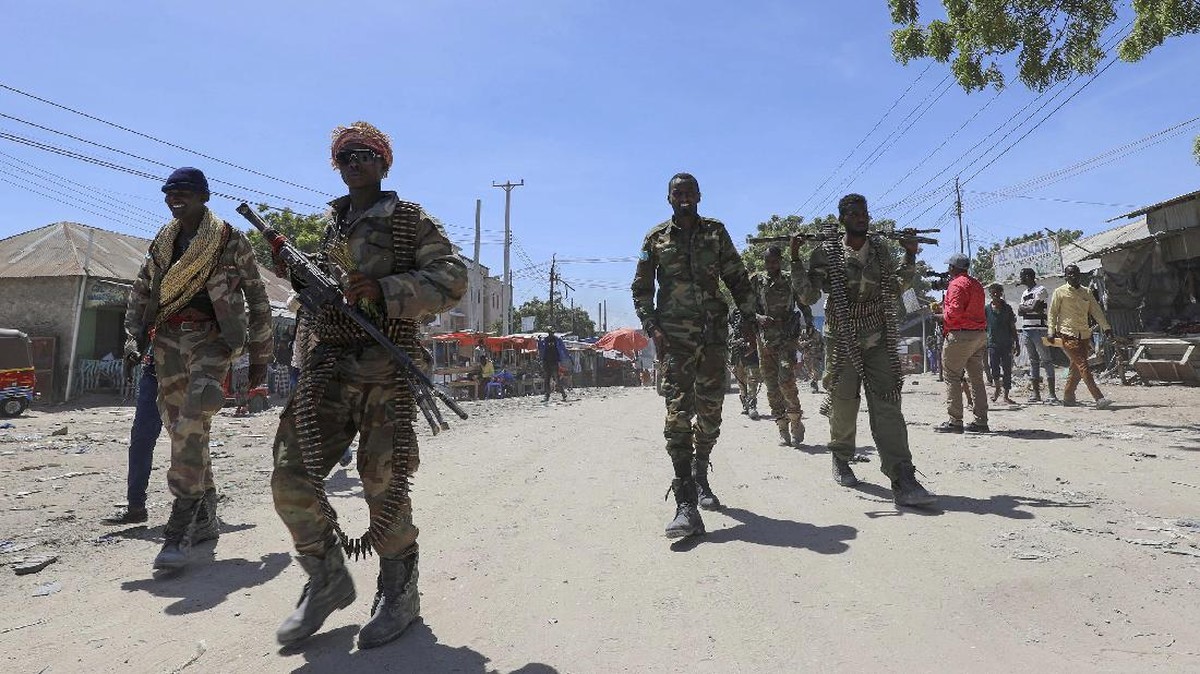 FOTO: Mogadishu Membara Diliputi Perang Saudara