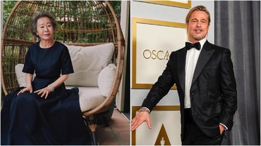 img-title Menang Oscar 2021, Youn Yuh Jung Bakal Main Film bareng Brad Pitt?
