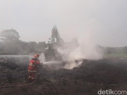 Petugas Ungkap Kendala Memadamkan Kebakaran Lahan di Gunungputri