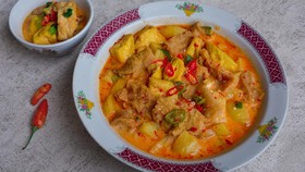 Resep Praktis Lebaran: Jukut Gedang Mekuah Bali