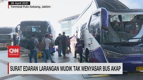 VIDEO: Surat Edaran Larangan Mudik Tak Menyasar Bus Akap